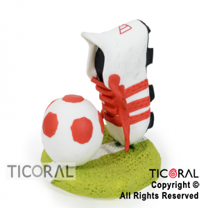 ADOR MAQUETA BOTIN DE FUTBOL RIVER A. PORC FRIA x 1